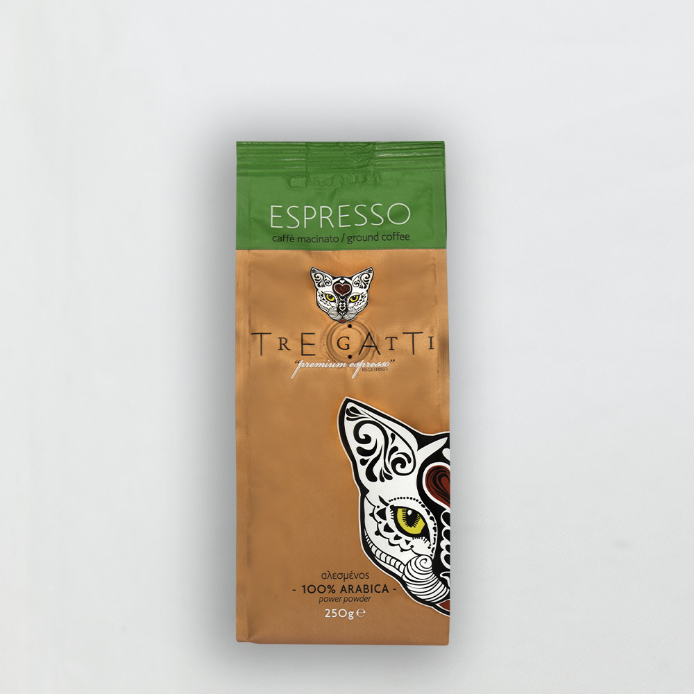 Tre Gatti espresso 250 γρ 2